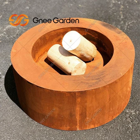 Corten Steel Propane Fire Pit for Outdoor Corten Steel Propane Fire Pit for Outdoor
