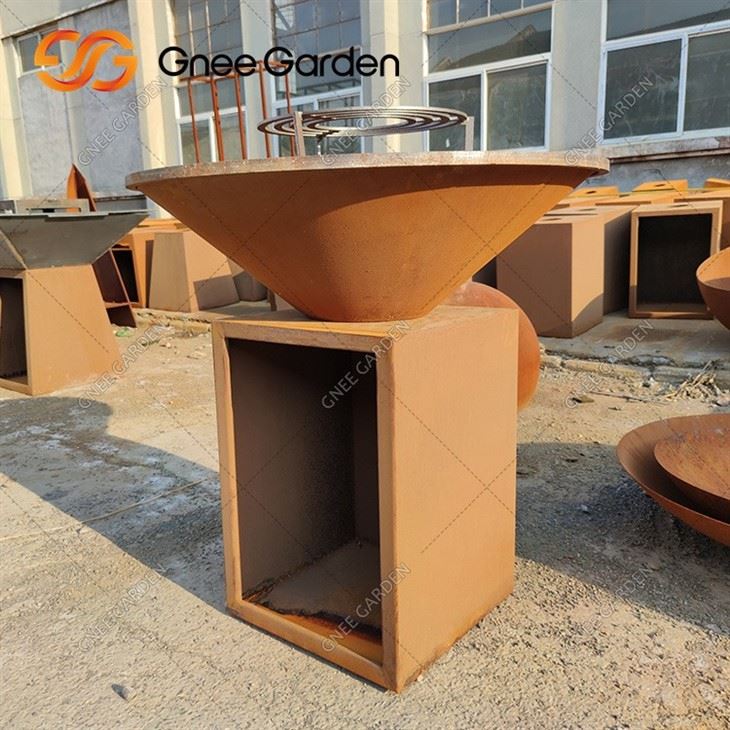 Bbq Grill Outdoor Brasero With Cooking Plate