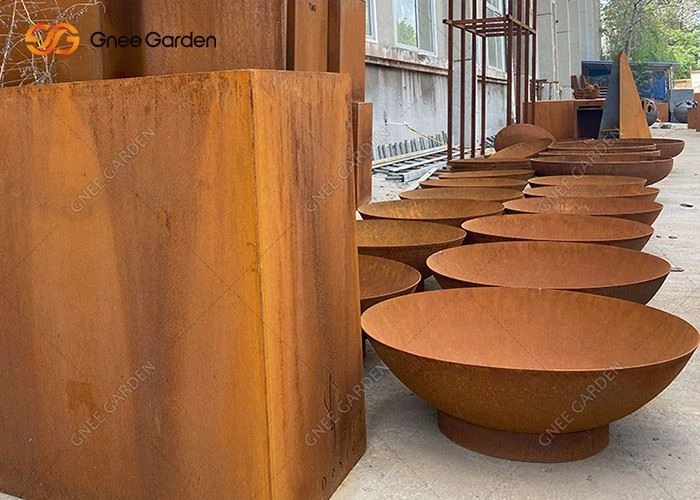 Corten Steel Products Outdoor Garden Firepit