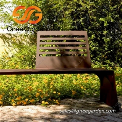 Fabbrica di arredo urbano in acciaio corten