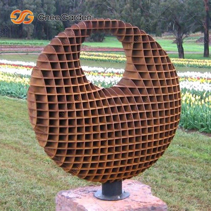 Large Outdoor Corten Steel Sculpture Metal Garden Sculptures For Sale
