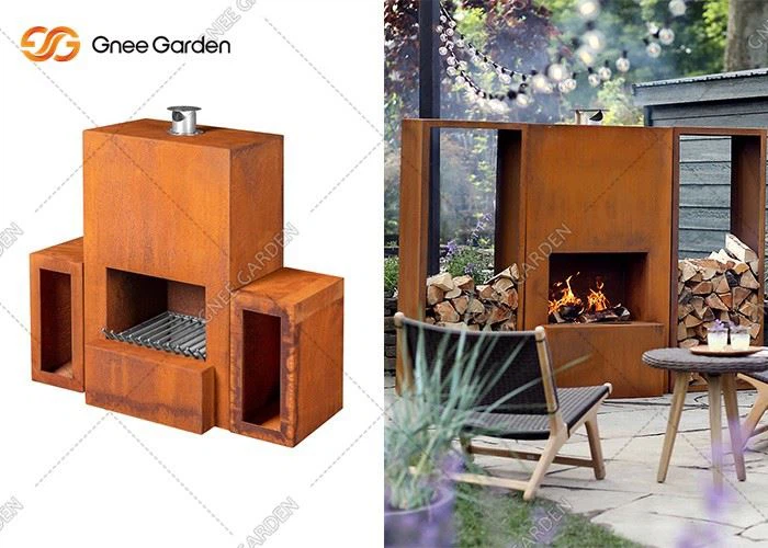Outdoor Heater Modern Large Fire Place