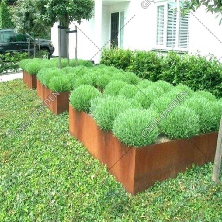 Simple Modern Style Metal Garden Decoration Landscape Edging Border