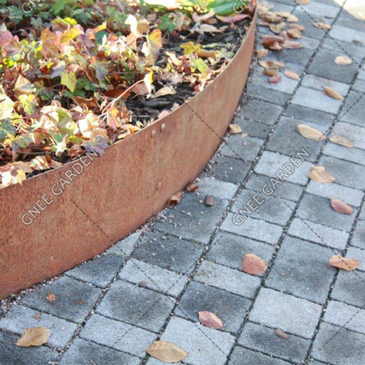 Bordo del bordo del paesaggio della decorazione del giardino in metallo in stile semplice e moderno
