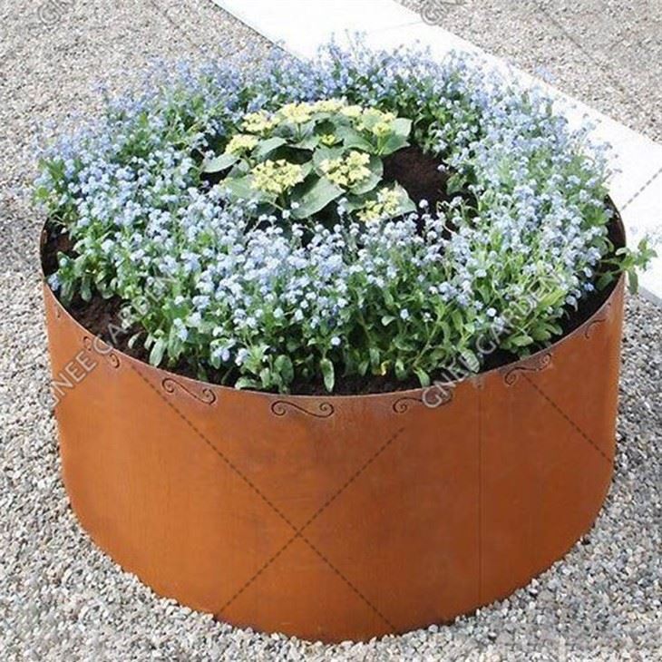 Simple Modern Style Metal Garden Decoration Landscape Edging Border
