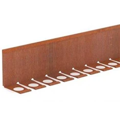 Bordo da giardino in acciaio corten in metallo ruggine economico