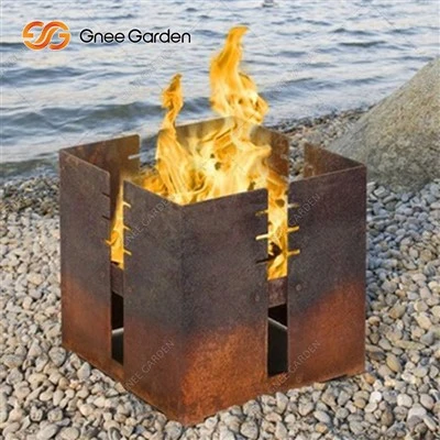Barbecue in acciaio Corten