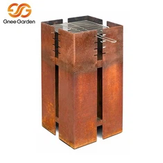 Barbecue in acciaio Corten