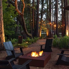 Braciere cubico in acciaio corten GN-FP-310-G