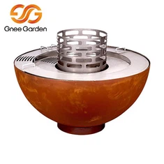 Griglie gourmet da esterno in acciaio corten