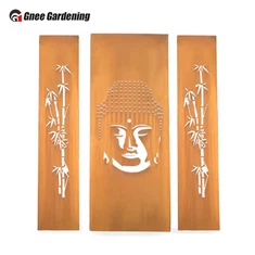 Pannelli schermanti in acciaio Corten su misura Schermi in metallo arrugginito tagliati al laser