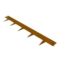 Bordo decorativo del prato inglese del giardino della ruggine dell'acciaio di Corten del giardino 2,4 m per il muro di sostegno del paesaggio