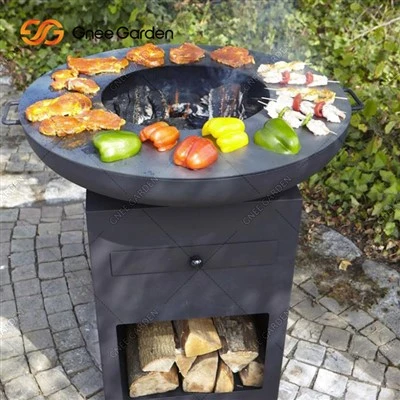 Fabbrica Barbecue BBQ Grill Braciere di grandi dimensioni