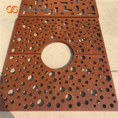 Giardino esterno in acciaio Corten Griglia per alberi in metallo arrugginito Bordo paesaggistico