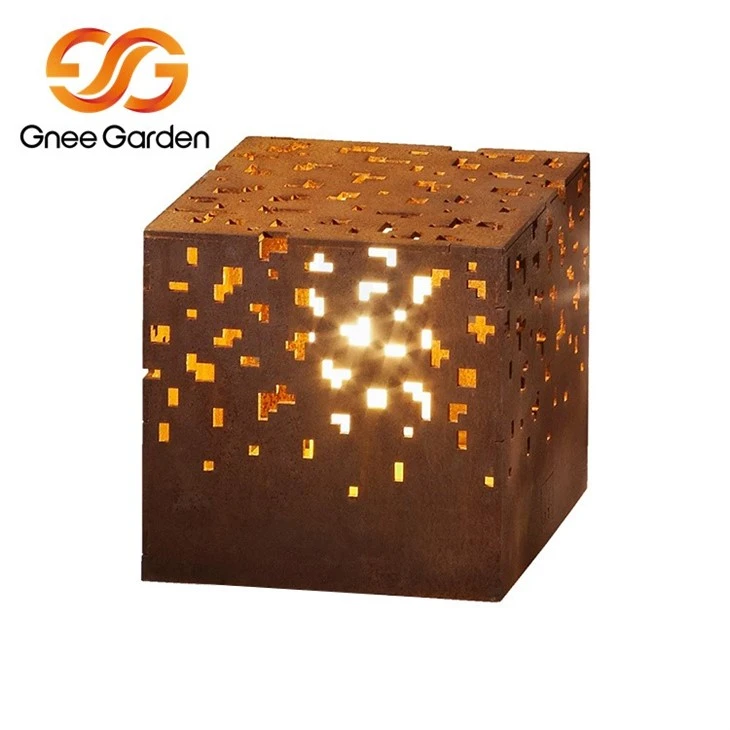 Corten Bright Bollards