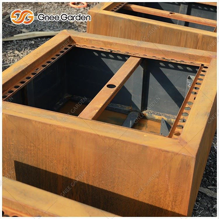 Corten Steel Water Fountain Landscape