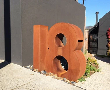 Corten Mailbox Corten Mailbox
