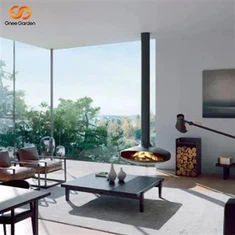 Bruciatore a legna sospeso UFO